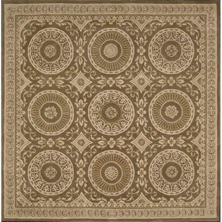 NOURISON Versailles Palace Area Rug Collection Mocha 5 Ft 3 In. X 8 Ft 3 In. Rectangle 99446068118